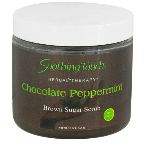 Soothing Touch Brown Sugar Scrub, Chocolate Peppermint - 16 Oz